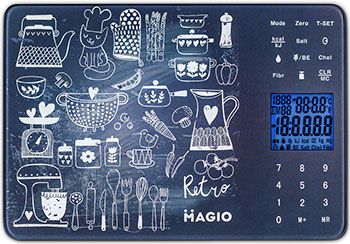 Кухонные весы MAGIO MG-692 темно-синий