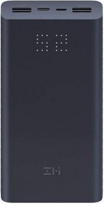 Внешний аккумулятор Xiaomi ZMI Aura (QB822 Black) 20000 mAh (27W) Micro USB/Type-C Quick Charge 3.0 черный