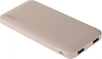 Внешний аккумулятор Xiaomi SOLOVE 10000mAh (001M Pink) розовый