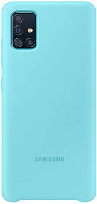 Чехол (клип-кейс) Samsung A51 (A515) SiliconeCover blue (EF-PA515TLEGRU)