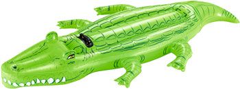 Надувная игрушка-наездник BestWay 203х117см ''Крокодил'' с ручкой 41011 BW