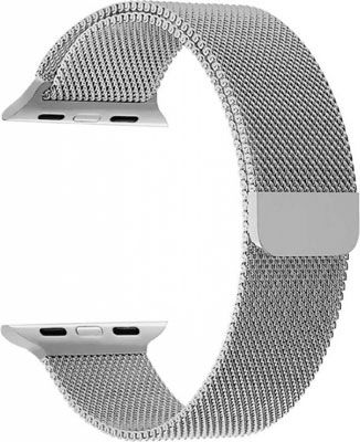 Ремешок из нержавеющей стали Lyambda для Apple Watch 42/44 mm CAPELLA DS-APM02/2-44-SL Silver