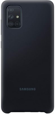 Чехол (клип-кейс) Samsung A71 (A715) SiliconeCover black (EF-PA715TBEGRU)
