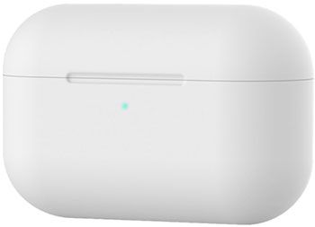 Чехол силиконовый Eva для наушников Apple AirPods Pro - белый (CBAP303W)