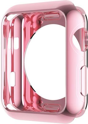 Чехол силиконовый Eva для Apple Watch 40mm - Розовый (AFC005P)