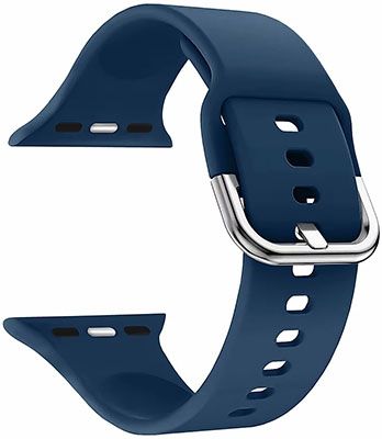 Силиконовый ремешок Lyambda для Apple Watch 38/40 mm AVIOR DSJ-17-40-BL Blue