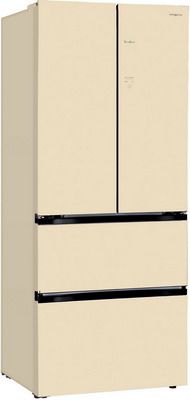 Многокамерный холодильник TESLER RFD-361I CRYSTAL BEIGE