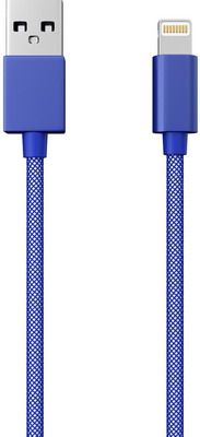 Кабель Red Line USB-Type-C fishnet синий