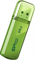 USB-флешка Silicon Power Helios 101 64GB Green (SP064GBUF2101V1N)