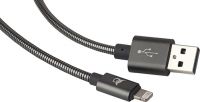 Кабель Elray USB/8-pin Lightning 0,2 м Grey (ALMBC02GR)