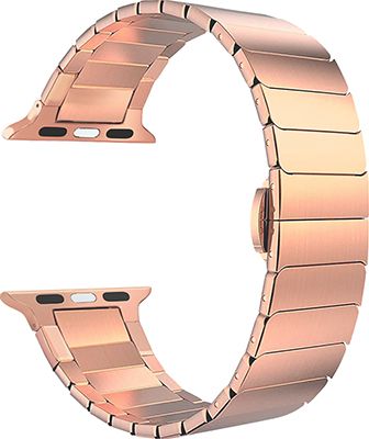 Ремешок для часов Lyambda из нержавеющей стали для Apple Watch 42/44 mm CANOPUS DS-APG-05-44-RG Rose Gold
