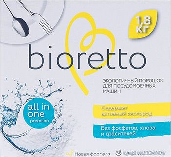 Порошок Bioretto 1 8кг Bio - 301 для посудомоечных машин