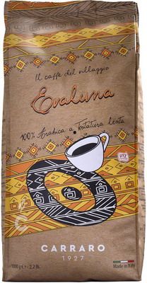 Кофе зерновой Carraro EVALUNA 1000 г