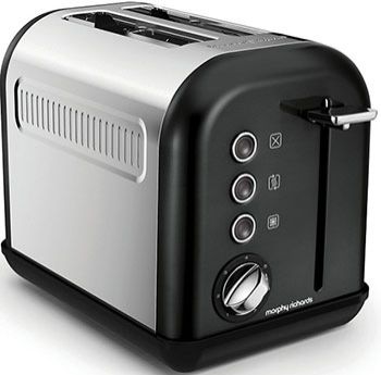 Тостер Morphy Richards Accents Toaster Black SS 2 Slice 222013EE