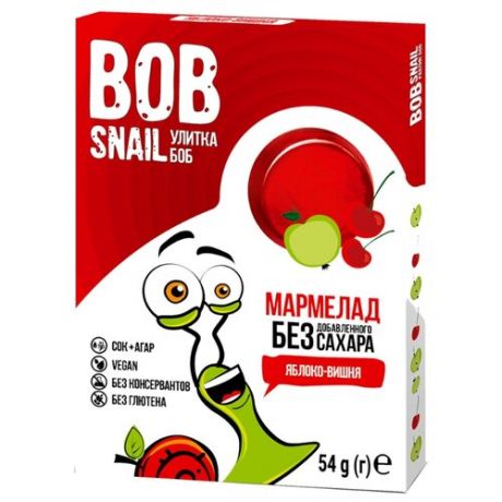 Мармелад Bob Snail Яблоко-вишня
