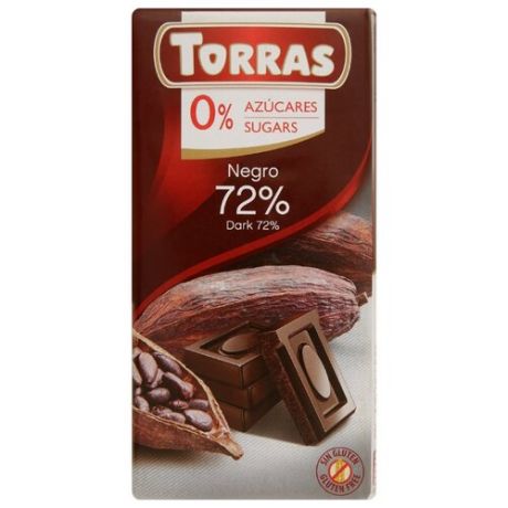 Шоколад Torras горький 72% какао