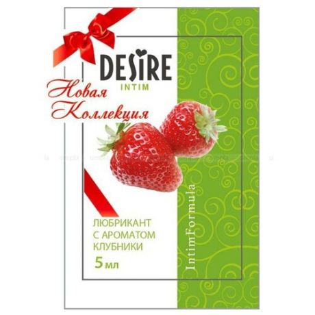 Гель-смазка Desire Strawberry