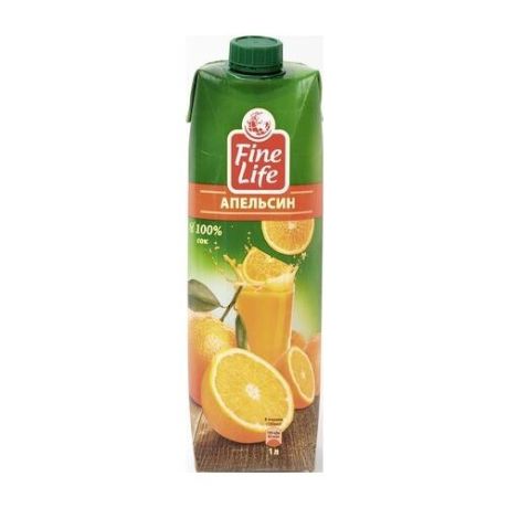 Сок Fine Life Апельсин без сахара