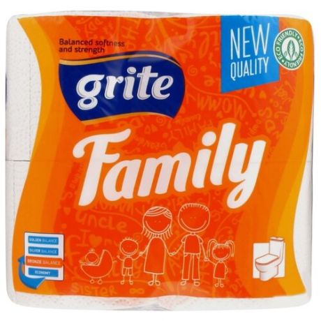 Туалетная бумага Grite Family