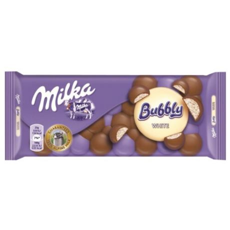 Шоколад Milka Bubbly White