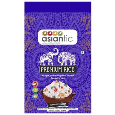 Рис Asiantic Басмати Экстра