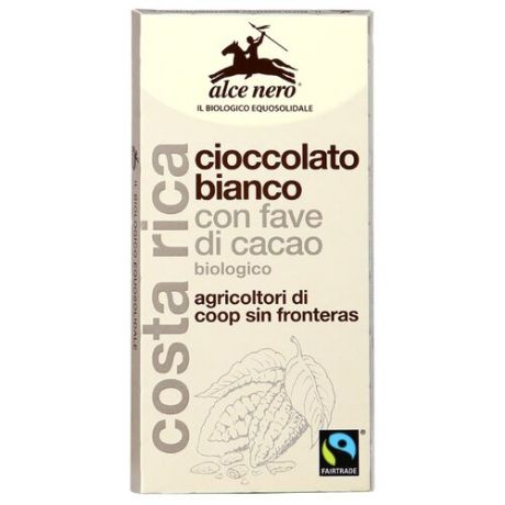 Шоколад Alce Nero белый с