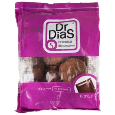 Пряники Dr. DiaS шоколадные на