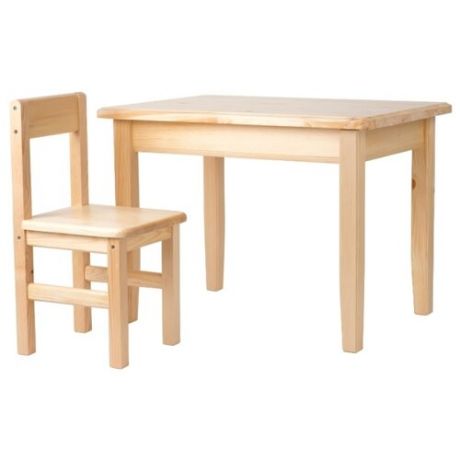 Комплект КИН стол + стул Дерево