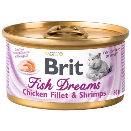 Корм для кошек Brit Fish Dreams