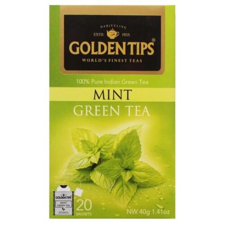 Чай зеленый Golden Tips Mint в
