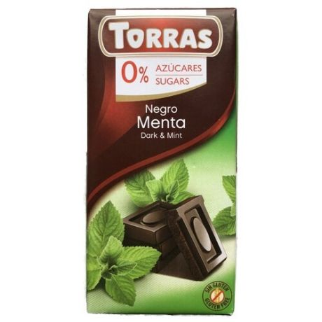 Шоколад Torras темный с мятой
