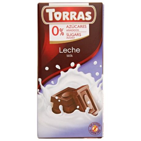 Шоколад Torras молочный 34% какао