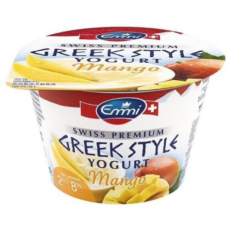 Emmi йогурт Greek style с манго