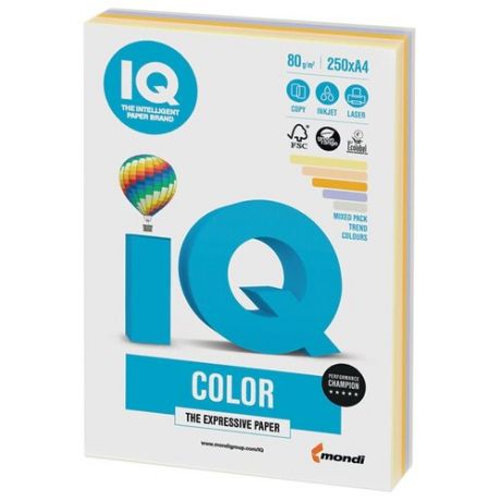 Бумага A4 250 шт. IQ color RB03