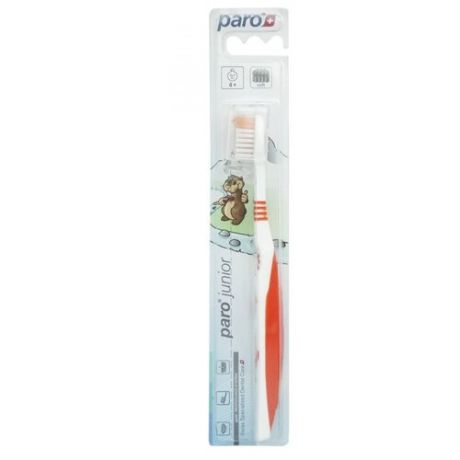 Зубная щетка Paro Junior 4+