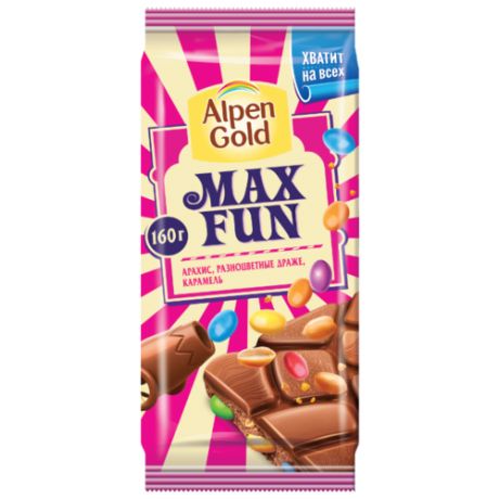 Шоколад Alpen Gold Max Fun