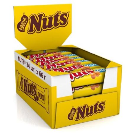 Батончик Nuts Duo 66 г коробка