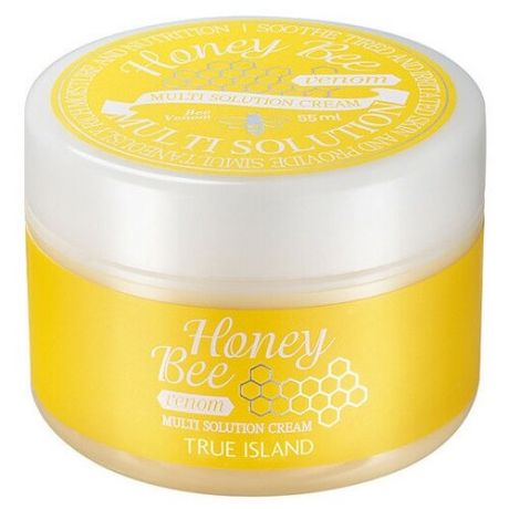 TRUE ISLAND Honey Bee Venom Multi-Solution Cream Многофункциональный крем для лица на основе пчелиного яда, 55 мл