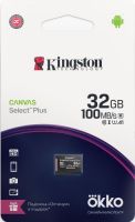 Карта памяти Kingston MicroSD Canvas Select Plus 32GB + промо Okko (SDCS2OK)