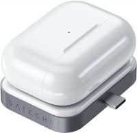 Беспроводное зарядное устройство Satechi USB-C Wireless Charging Dock AirPods (ST-TCWCDM)