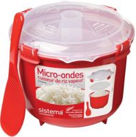 Рисоварка Sistema Microwave Rise Steamer, 2,6 л Red (1110)