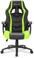 Игровое кресло Sharkoon Elbrus 1 Black/Green