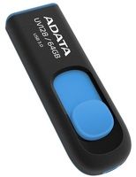 USB-флешка ADATA DashDrive UV128 64Gb Black/Blue (AUV128-64G-RBE)
