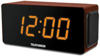 Часы с радио Telefunken TF-1566U Brown Wood/Orange
