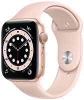 Смарт-часы Apple Watch S6 44mm Gold Aluminum Case with Pink Sand Sport Band (M00E3RU/A)