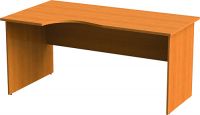 Письменный стол МОНОЛИТ "Фея", 160х90х75 см, орех миланский (640009)