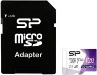 Карта памяти Silicon Power microSDXC 128GB Superior Pro + адаптер (SP128GBSTXDU3V20AB)