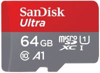 Карта памяти SanDisk MicroSD Ultra A1 64GB (SDSQUAR-064G-GN6MN)