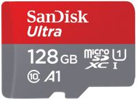 Карта памяти SanDisk MicroSD Ultra A1 128GB (SDSQUAR-128G-GN6MN)