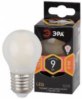 Светодиодная лампа ЭРА F-LED P45-9w-827-E27 Frost